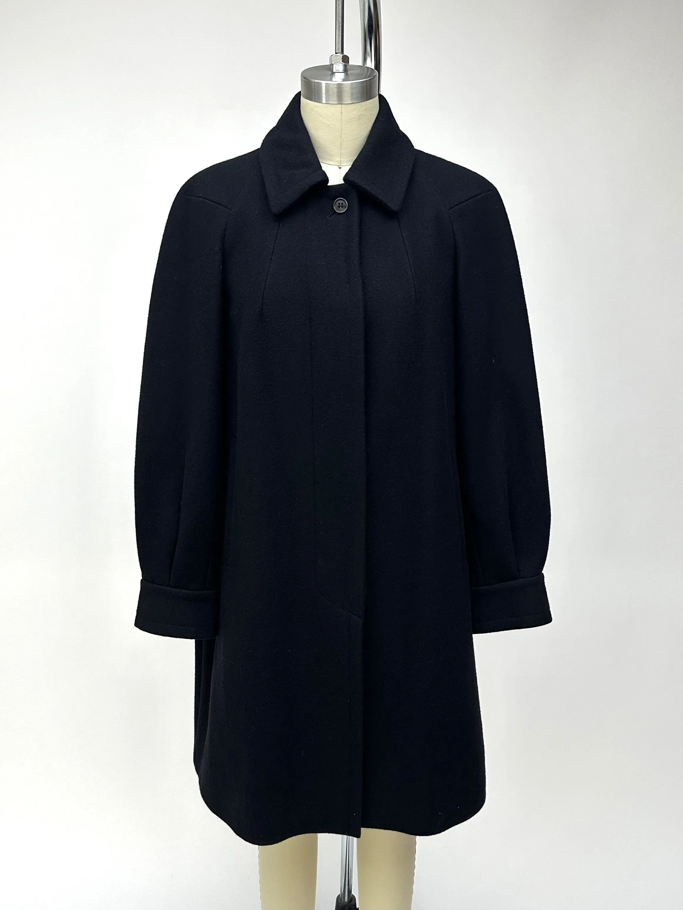 Dries Van Noten Wool Fleece Tailored Coat