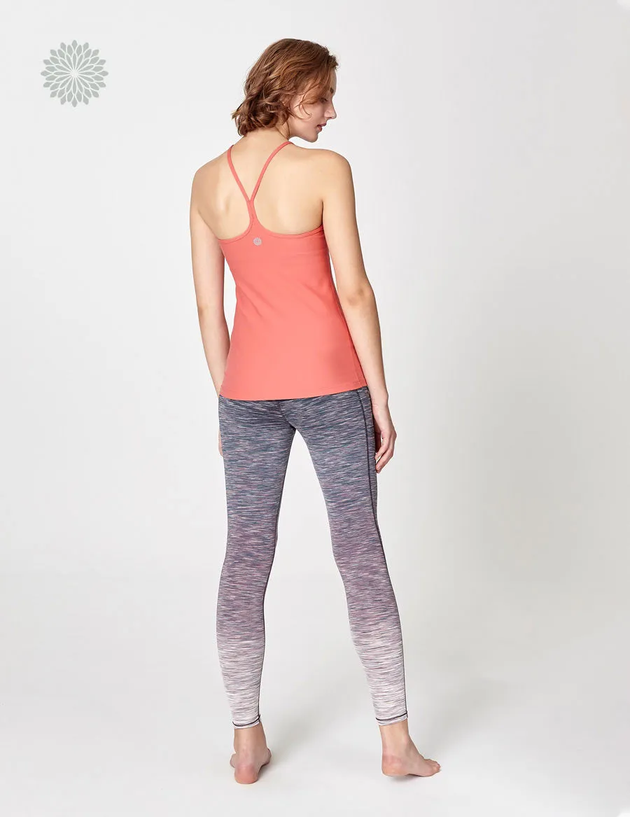 easyoga LA-VEDA Conflux Tights2 - D60 Layer Pinky/Gray Stripe