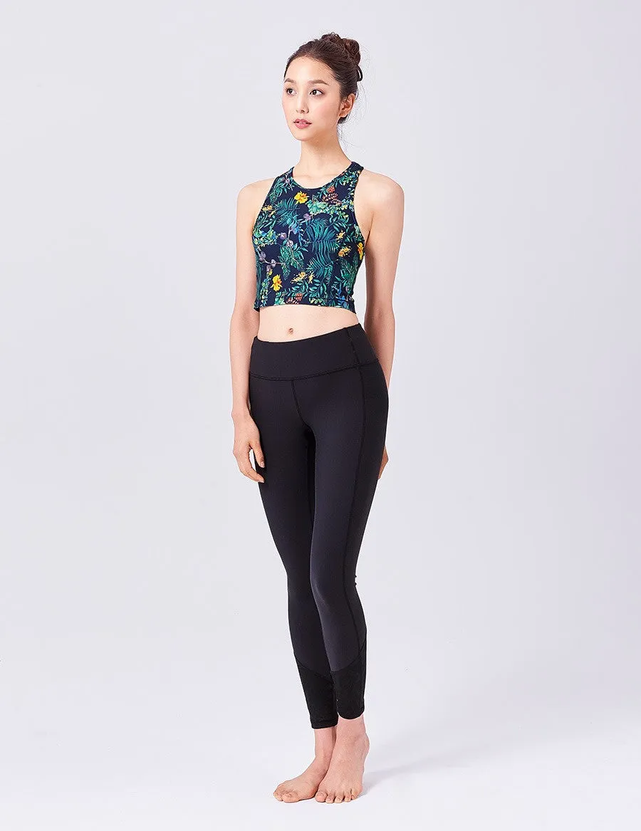 easyoga LA-VEDA Ethereal Stereomesh Core Tights - L1 Black