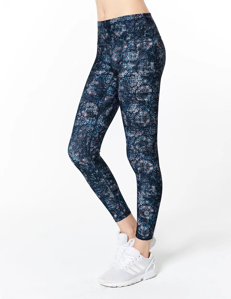 easyoga LESPIRO Glossy Slim Tights1 - F97 Nostalgia Navy