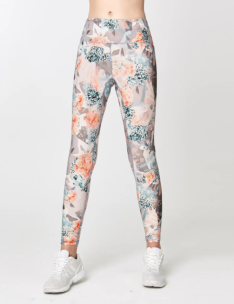 easyoga LESPIRO Twin Stream Tights - F88 Fallen Petals