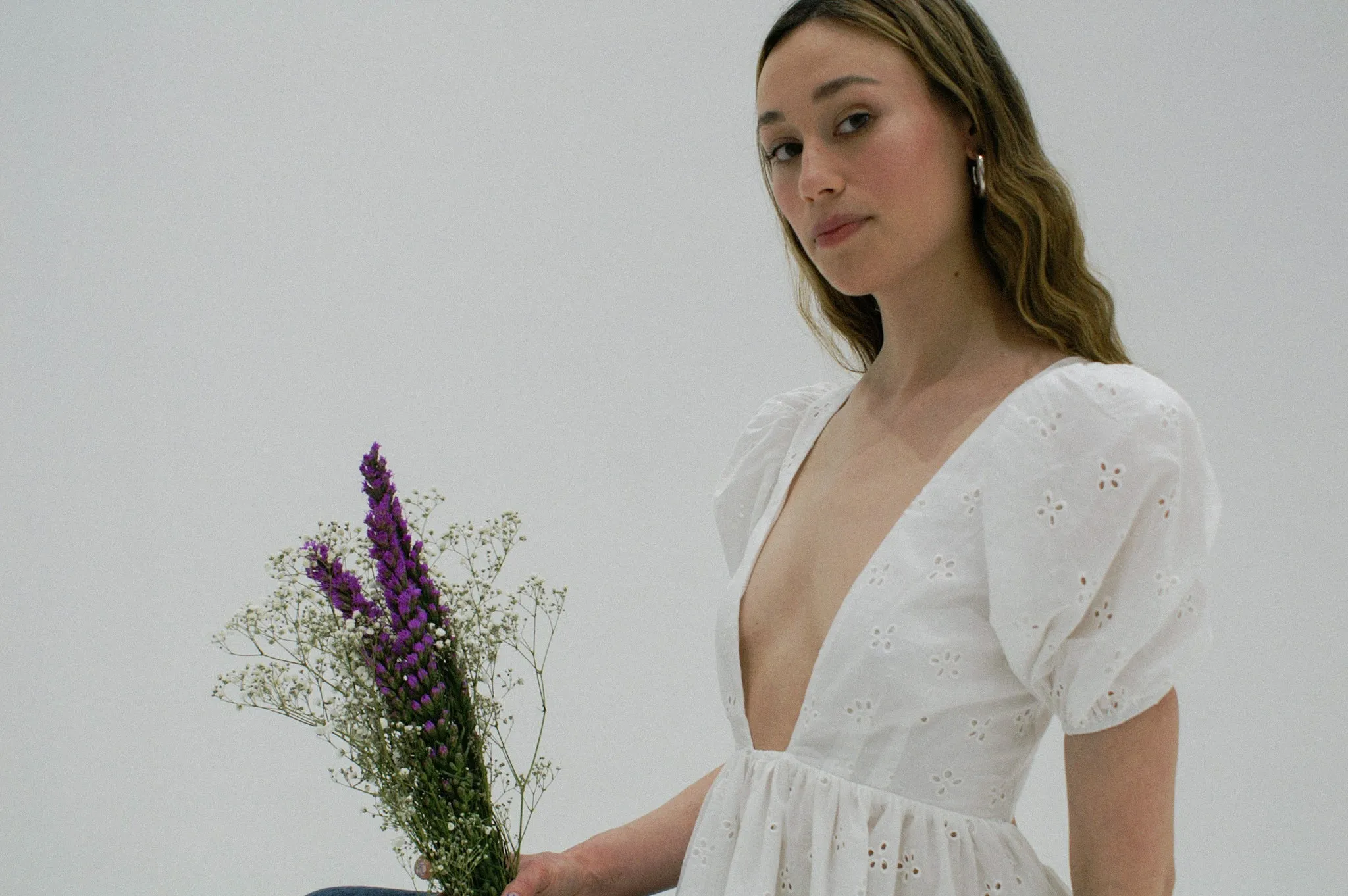 Eir Top | Milk Eyelet