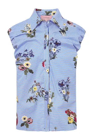 Emma Top - Blue Hawaii