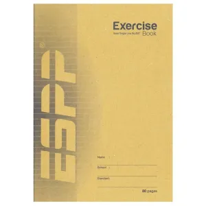ESPP Soft Exercise Book Single Line A4 A80