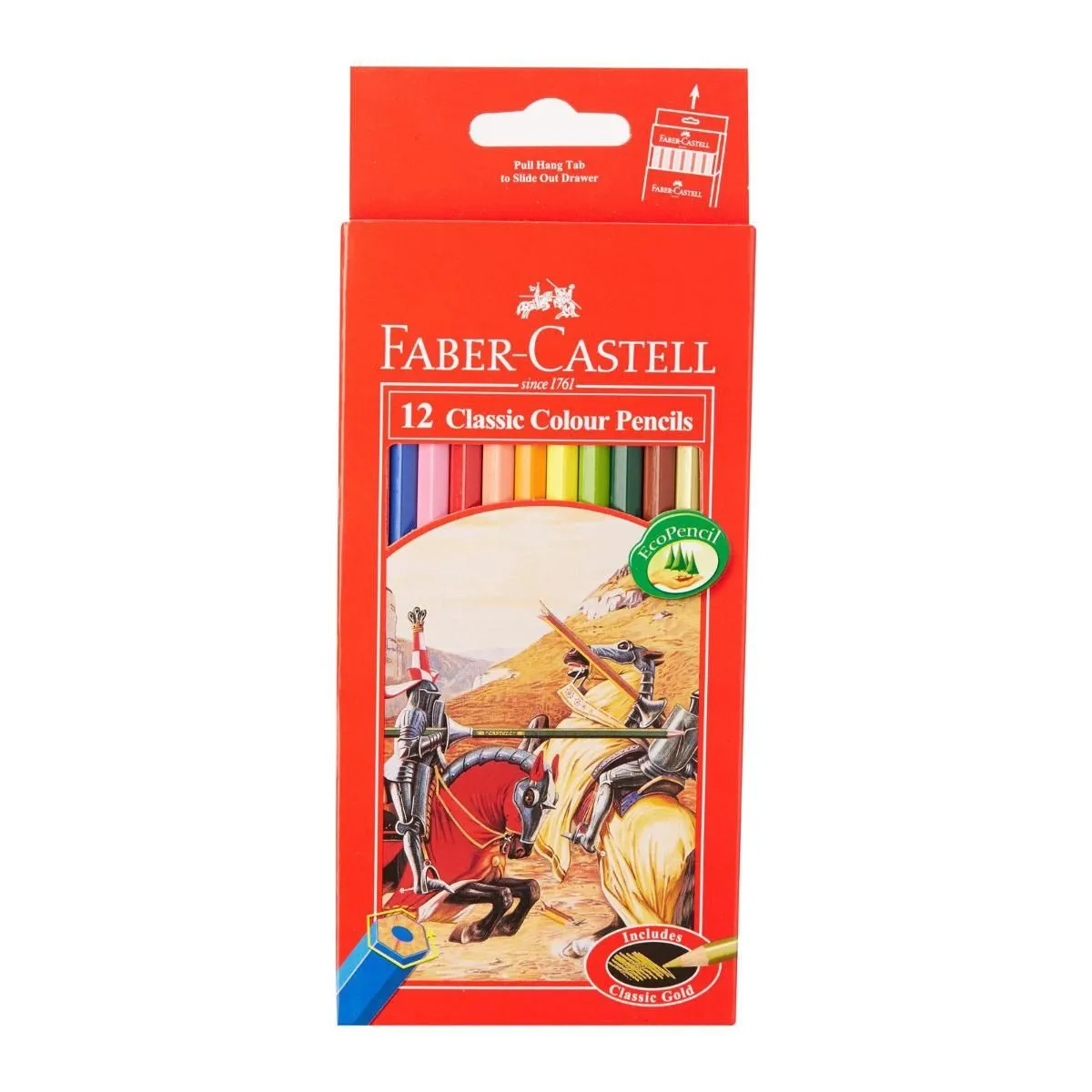Faber-Castell Classic 12 Long Colour Pencils PL115852