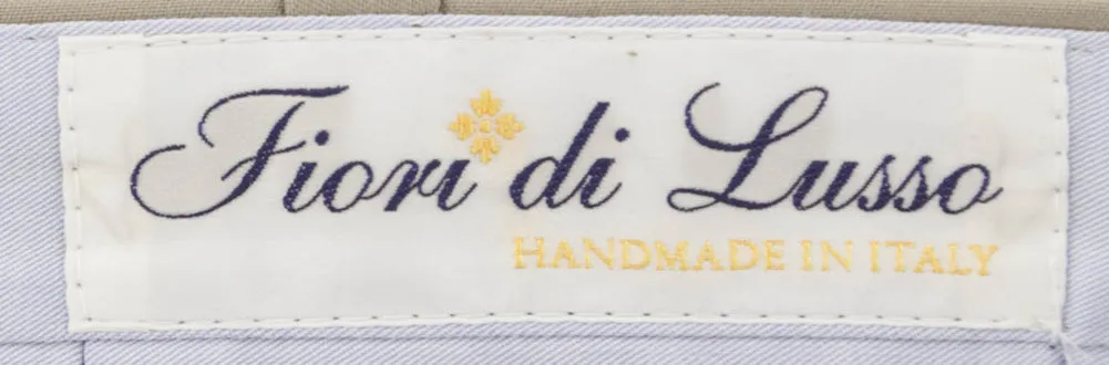 Fiori Di Lusso Beige Pants