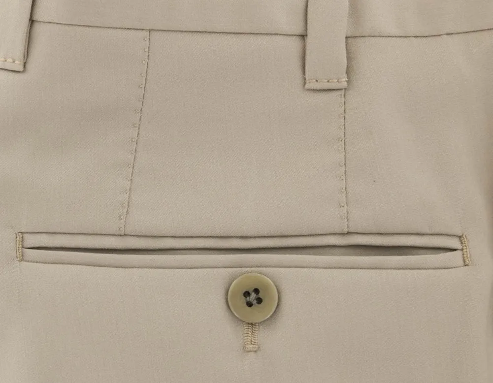 Fiori Di Lusso Beige Pants