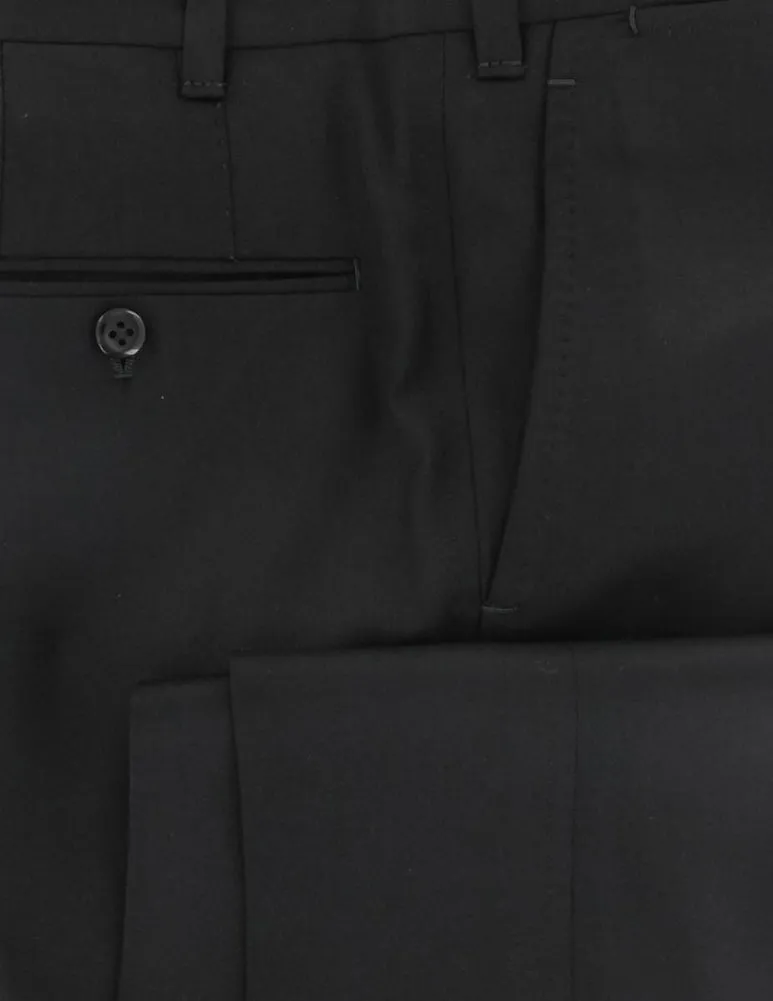 Fiori Di Lusso Dark Charcoal Gray Pants