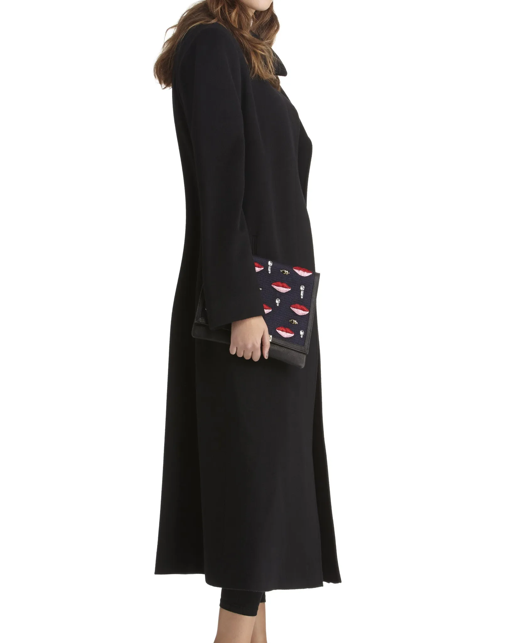 Fleurette Soft Wool Coat | Black - FINAL SALE