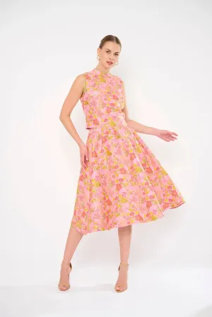 Flora Bea Tricia Top - Springtime Brocade