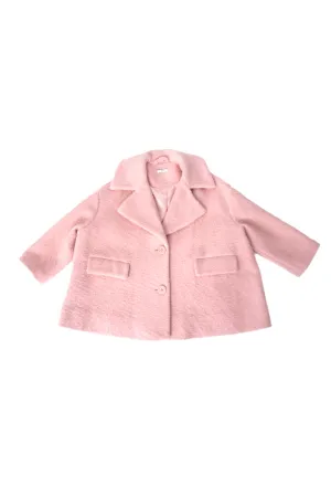 Ganni Fenn Bouclé Swing Coat