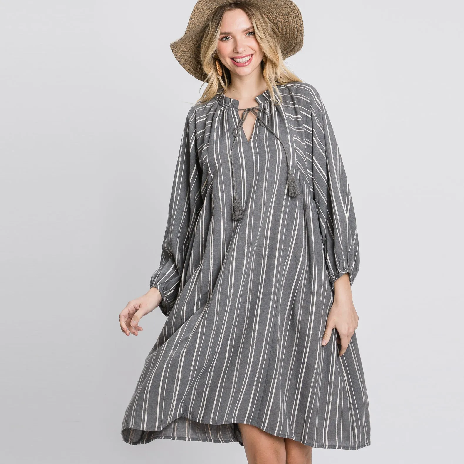Gibby Stripe Tunic Dress