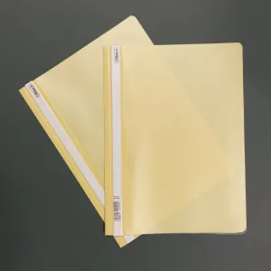 Gyorsfűző OFFICE 21 A/4 PVC PASZTELL c.sárga