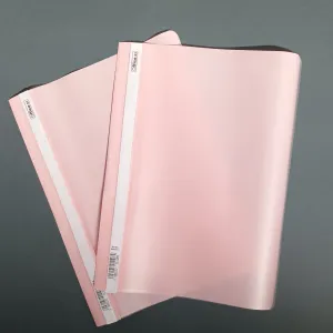 Gyorsfűző OFFICE 21 A/4 PVC PASZTELL rózsaszín