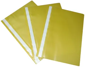 Gyorsfűző OFFICE 21 A/4 PVC sárga