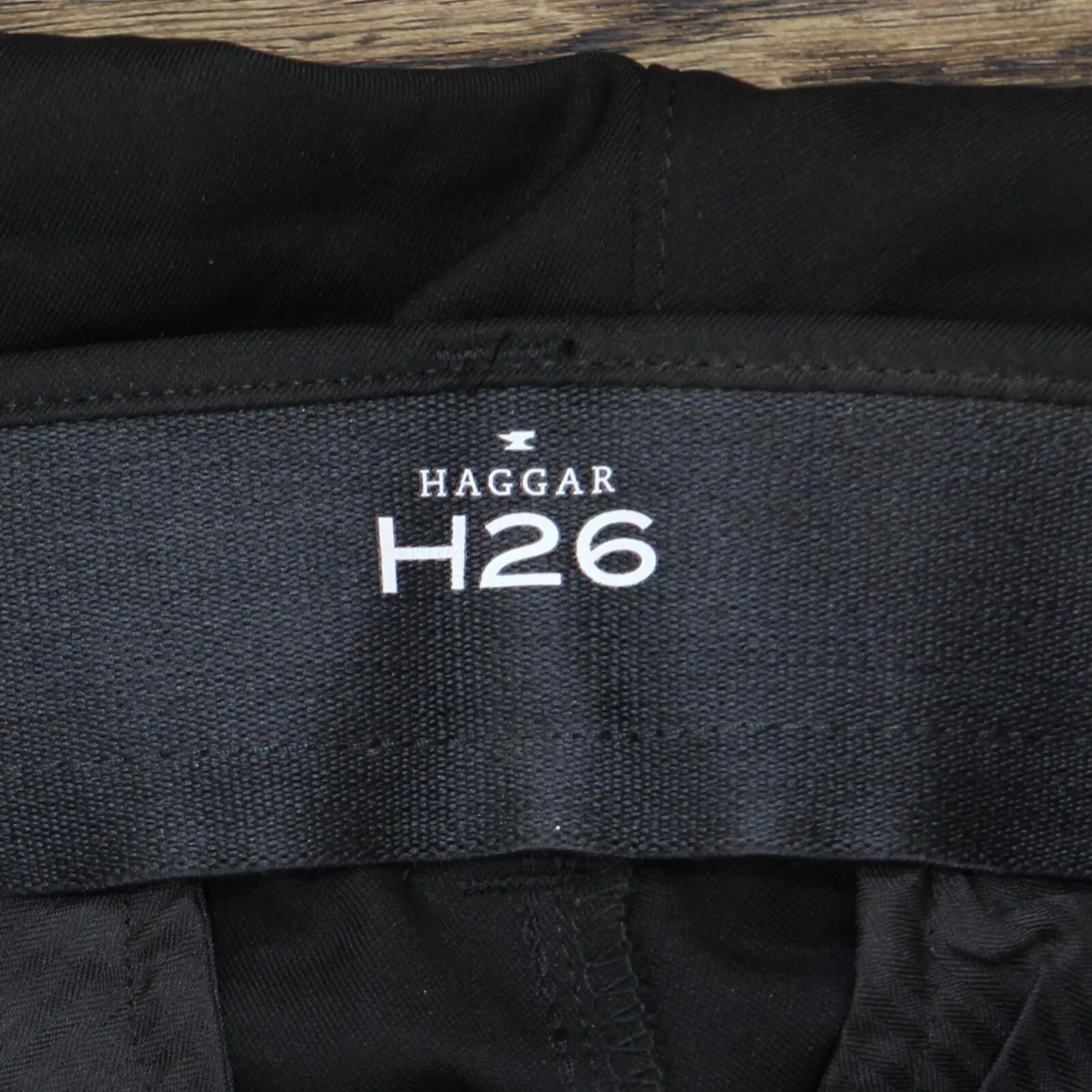 Haggar Mens H26 Premium Stretch Slim Fit Dress Pants 1666c71ce34b4c Black 29x30