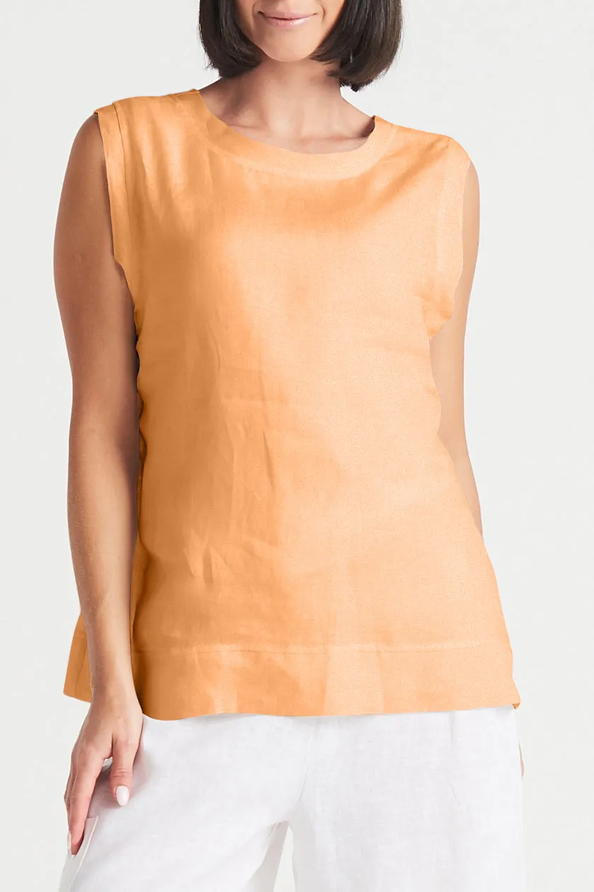 Handkerchief Linen Reversible Tank Top