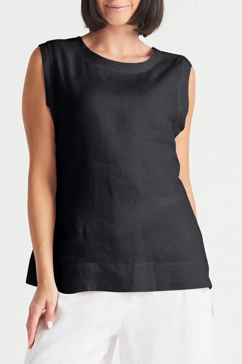 Handkerchief Linen Reversible Tank Top