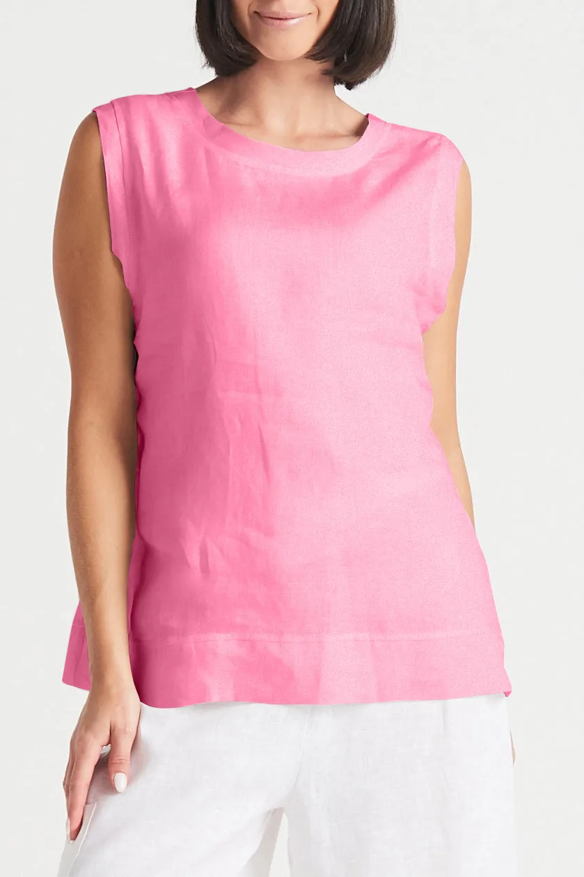 Handkerchief Linen Reversible Tank Top