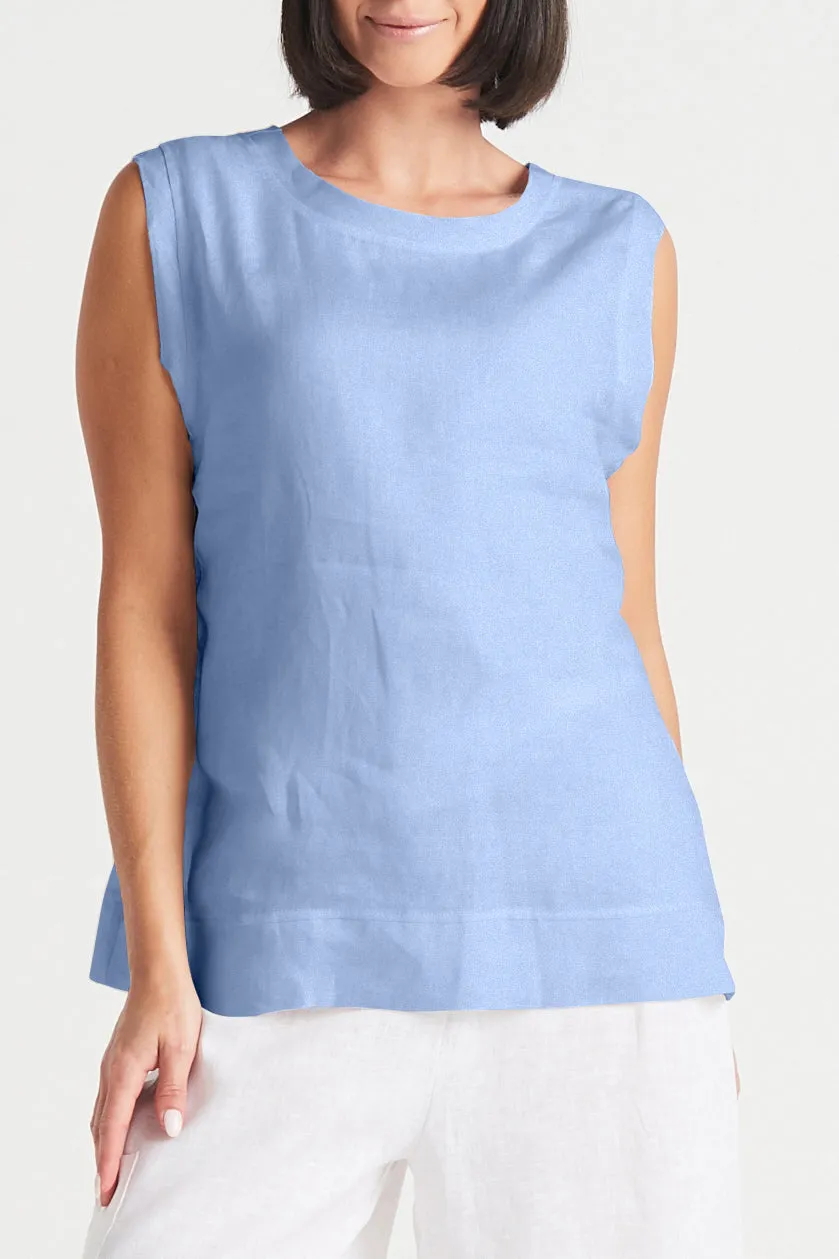 Handkerchief Linen Reversible Tank Top