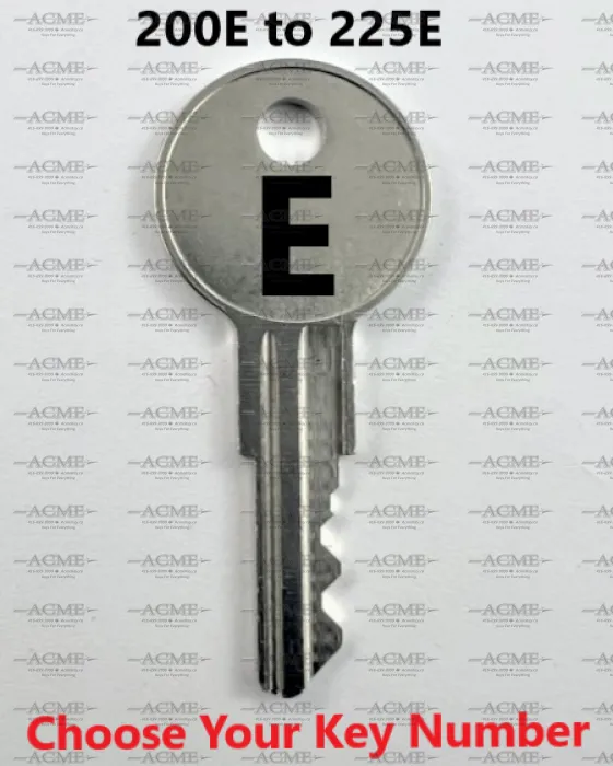 HON 200E to 225E Office Furniture Replacement Key | AcmeKey.ca