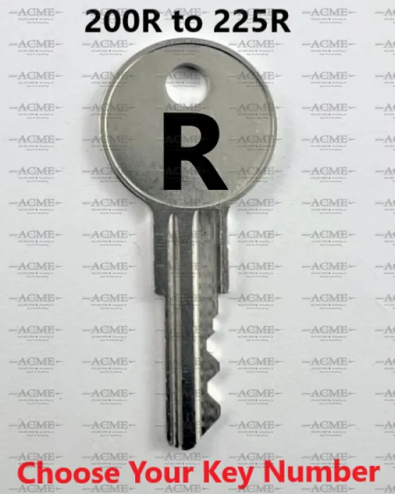 HON 200R to 225R Office Furniture Replacement Key | AcmeKey.ca