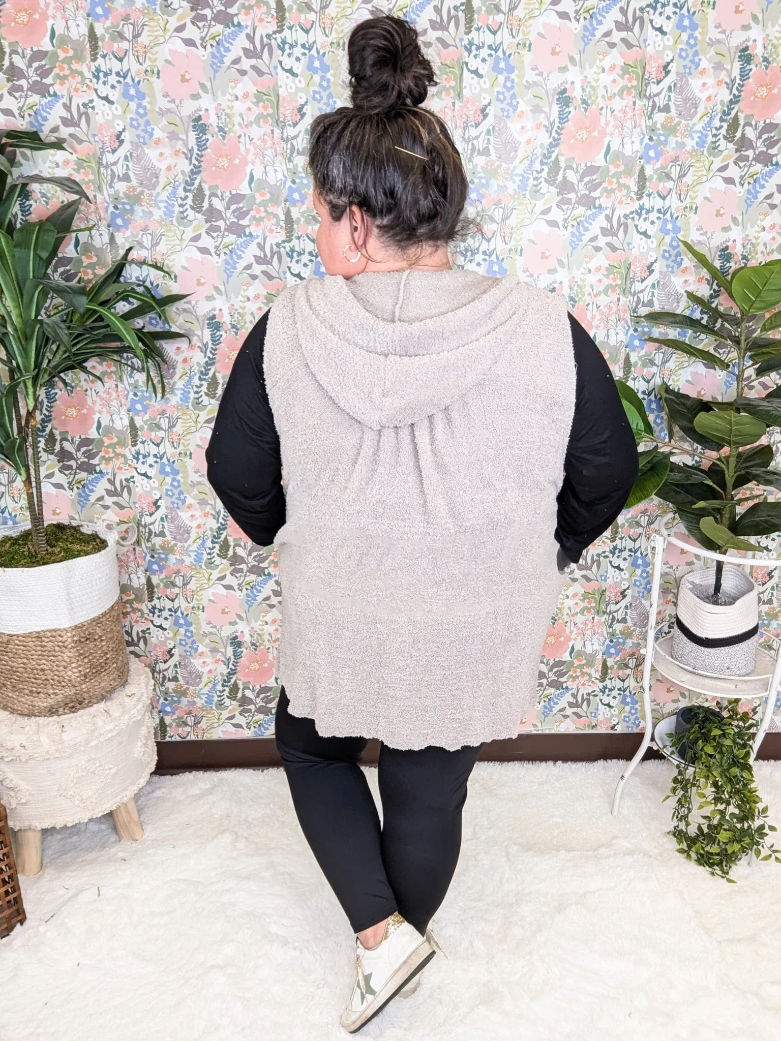 Indie Cozy Soft Hooded Longline Vest w/Pockets (3 colors)