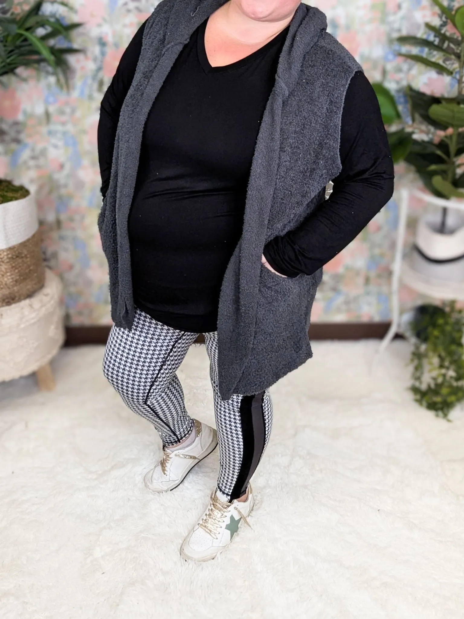 Indie Cozy Soft Hooded Longline Vest w/Pockets (3 colors)