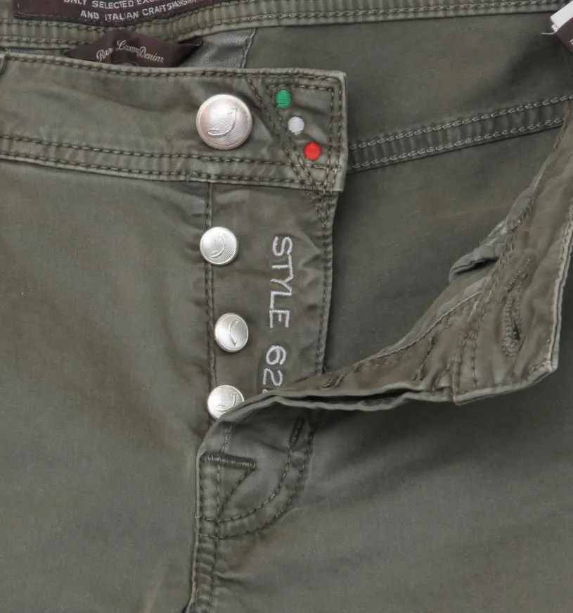 Jacob Cohën Olive Green Pants