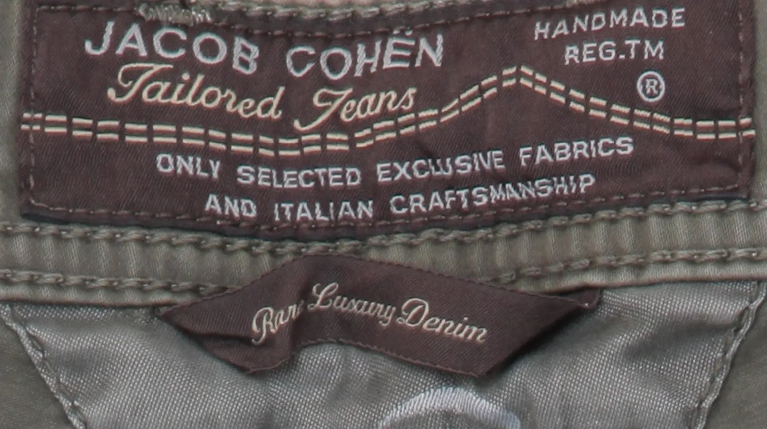 Jacob Cohën Olive Green Pants