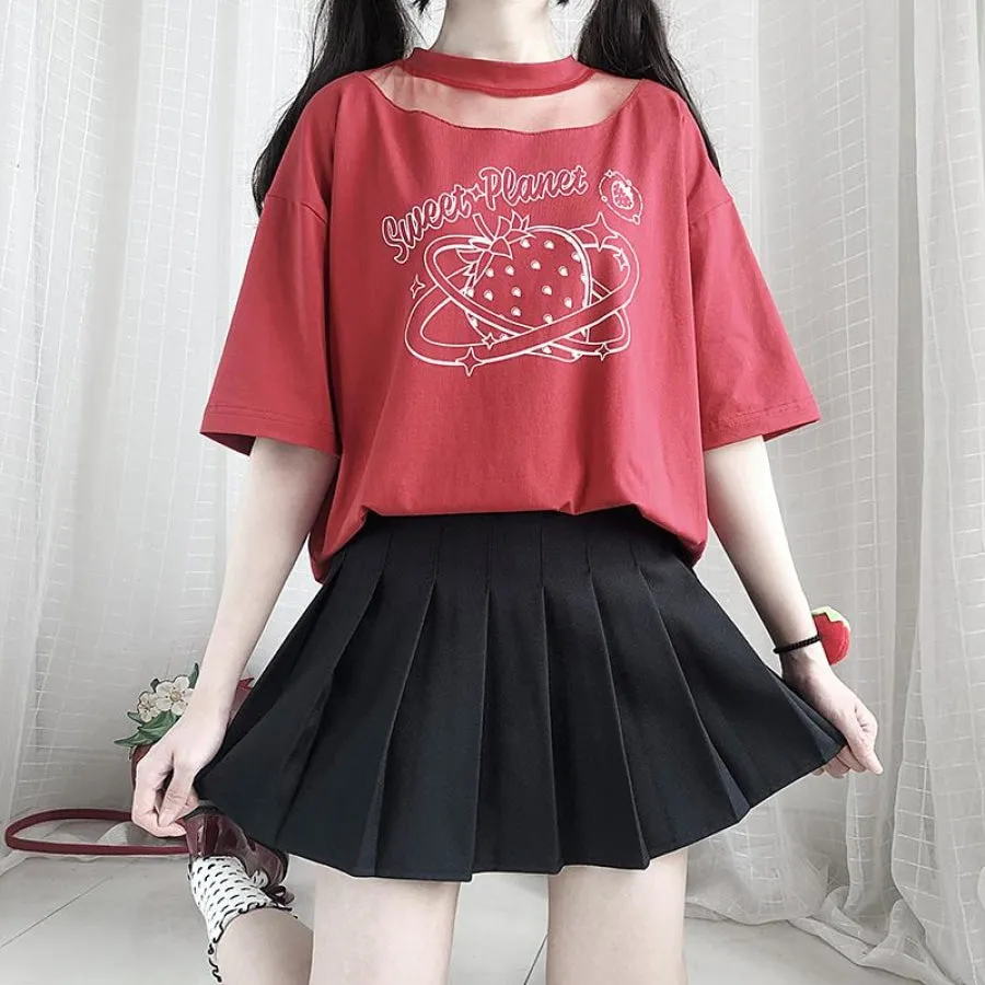 Japanese Solid Pleated College Style Mini Skirt J40230