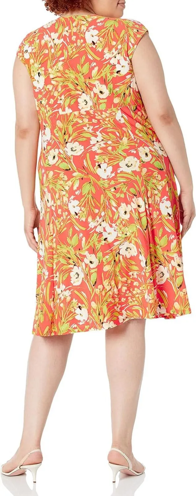 Kasper Women's Plus Size Julie Floral A-Line Dress 10834134