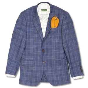 Kevin's Navy Windowpane Sports Coat