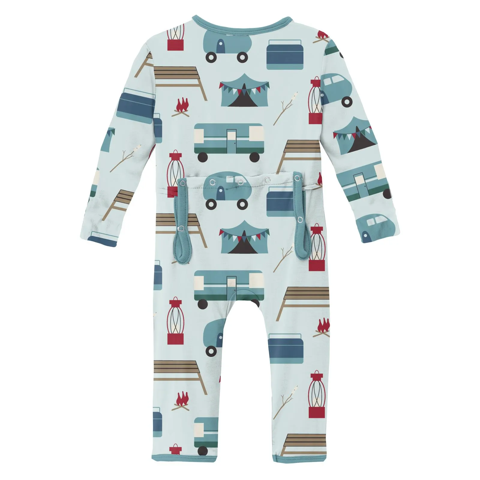 KicKee Pants Fresh Air Camping Coverall with Zipper