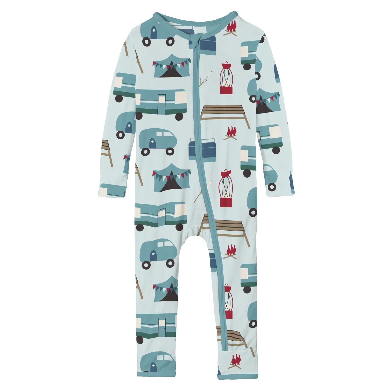 KicKee Pants Fresh Air Camping Coverall with Zipper