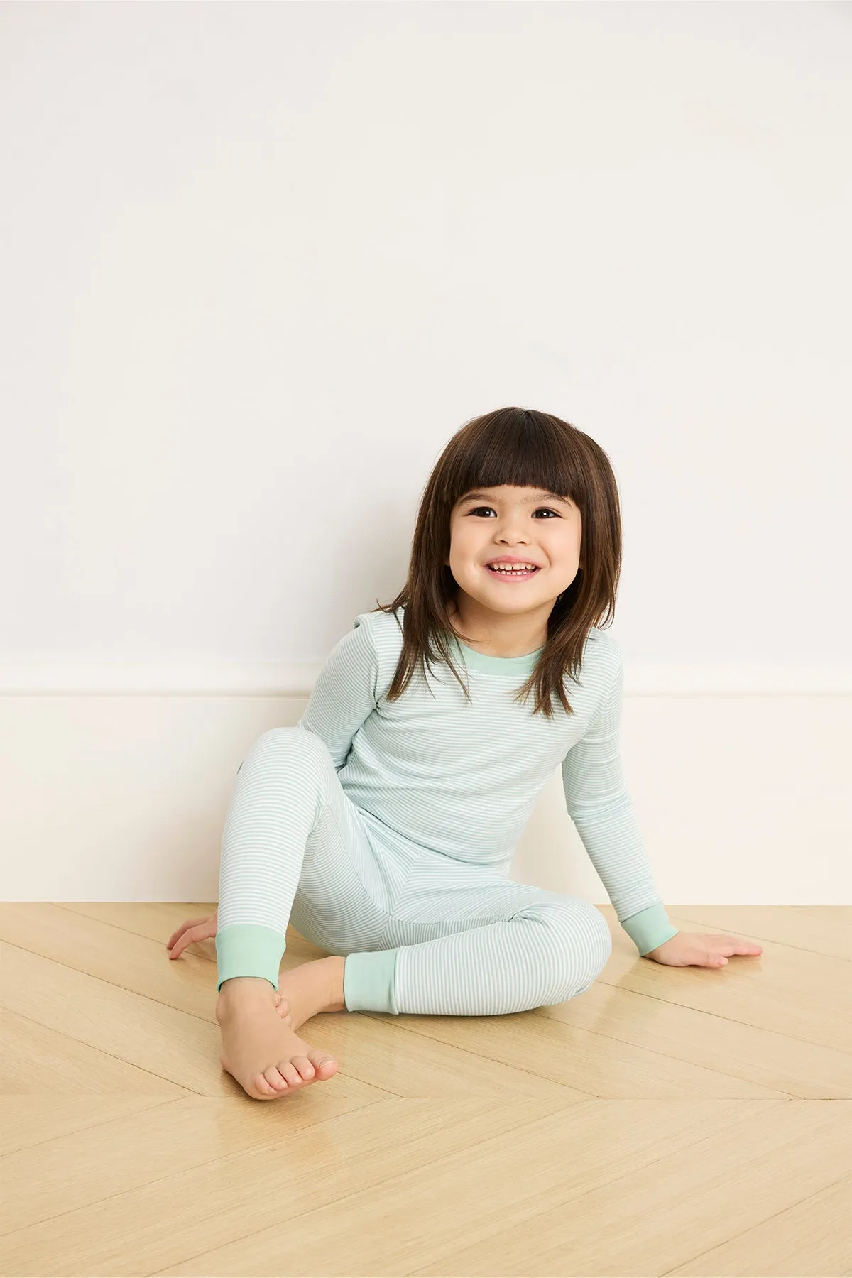 Kids Long-Long Set in Parisian Green