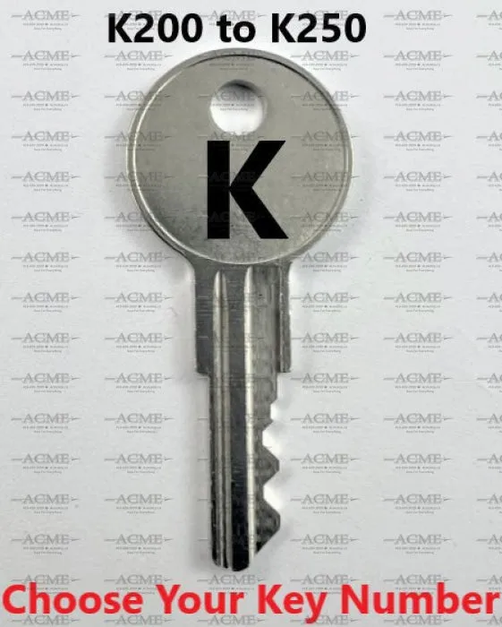 Knoll K200 to K250 Office Furniture Replacement Key | AcmeKey.ca