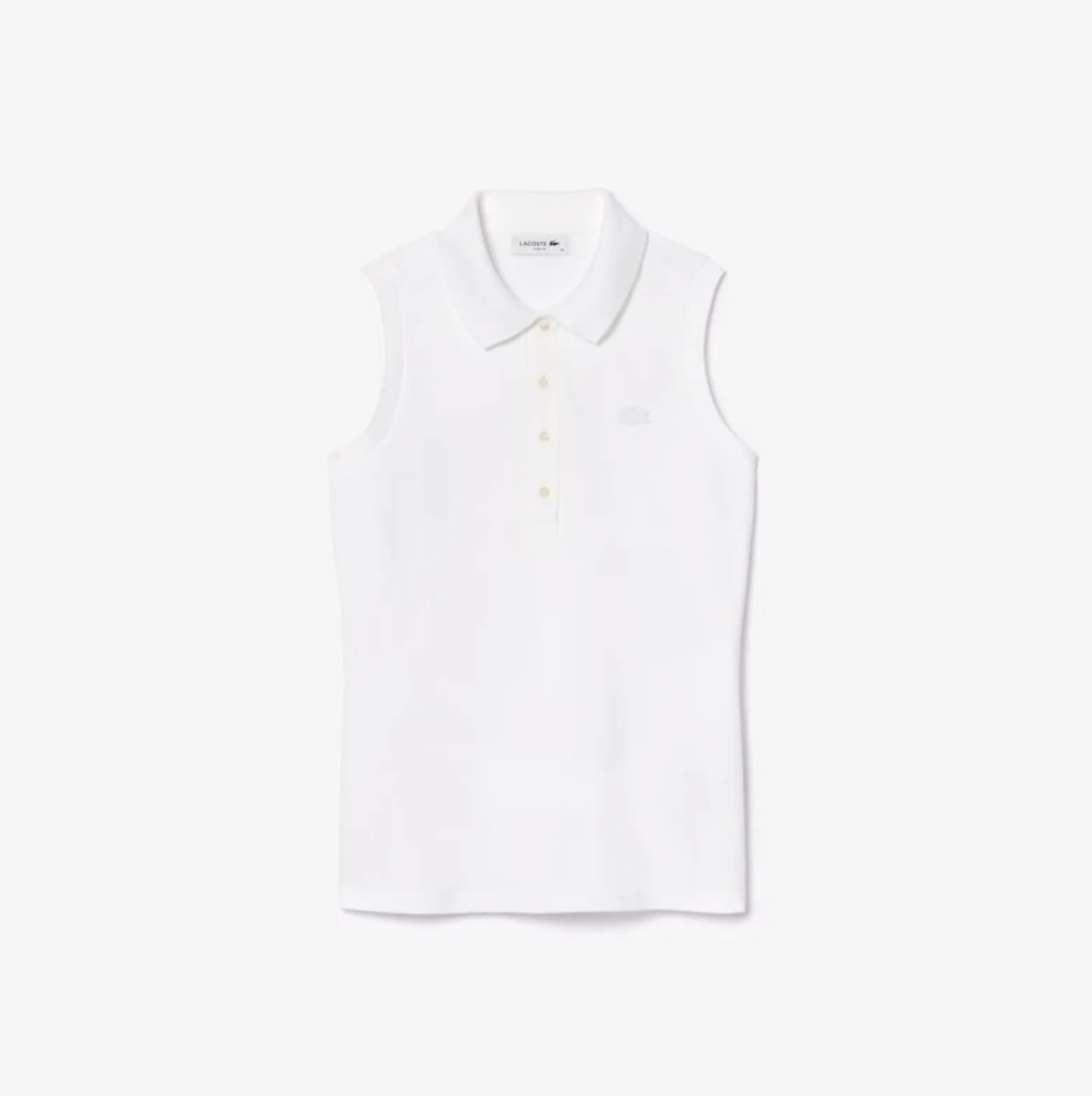 Lacoste Women's L.12.D Slim Fit Sleeveless Polo