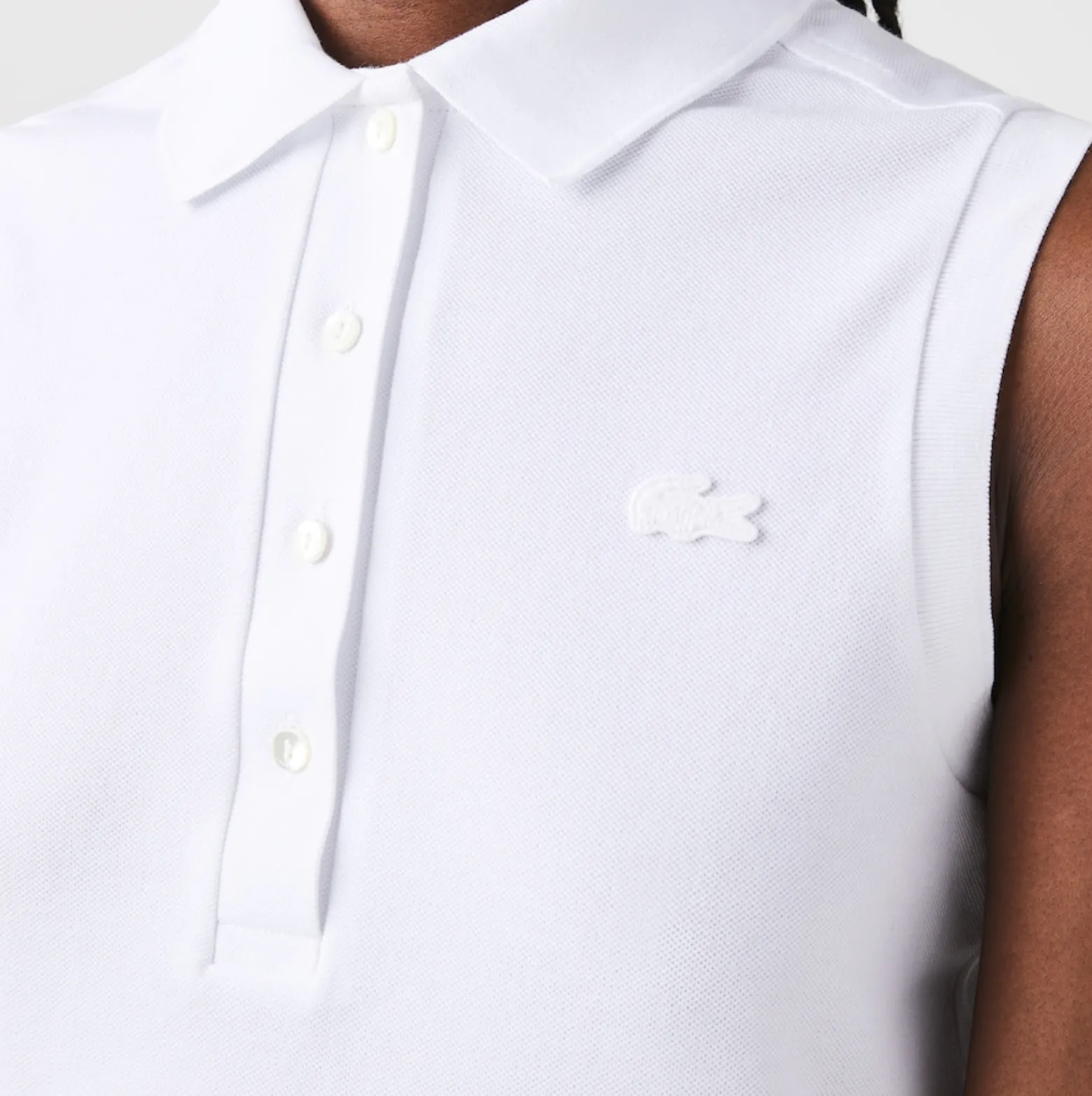 Lacoste Women's L.12.D Slim Fit Sleeveless Polo