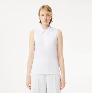 Lacoste Women's L.12.D Slim Fit Sleeveless Polo