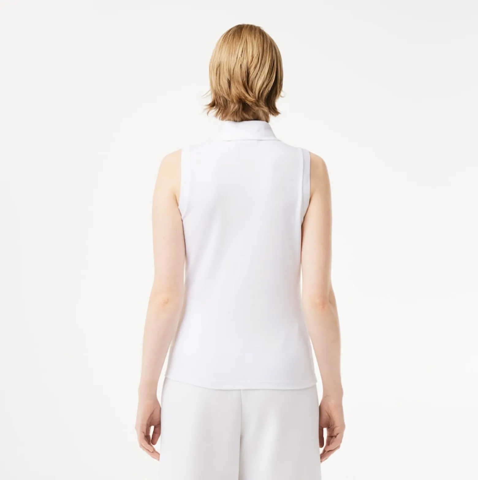 Lacoste Women's L.12.D Slim Fit Sleeveless Polo