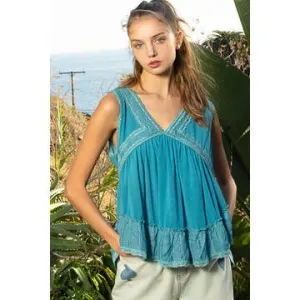 Lacy Ruffle Top