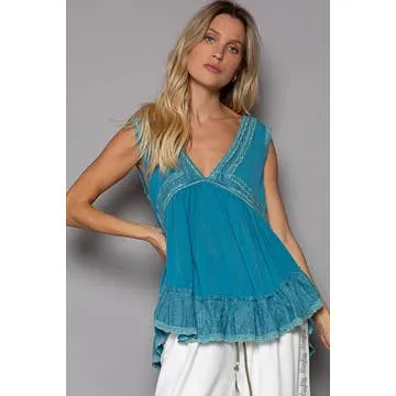 Lacy Ruffle Top
