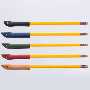 Leather Pencil Caps 5-Color Set