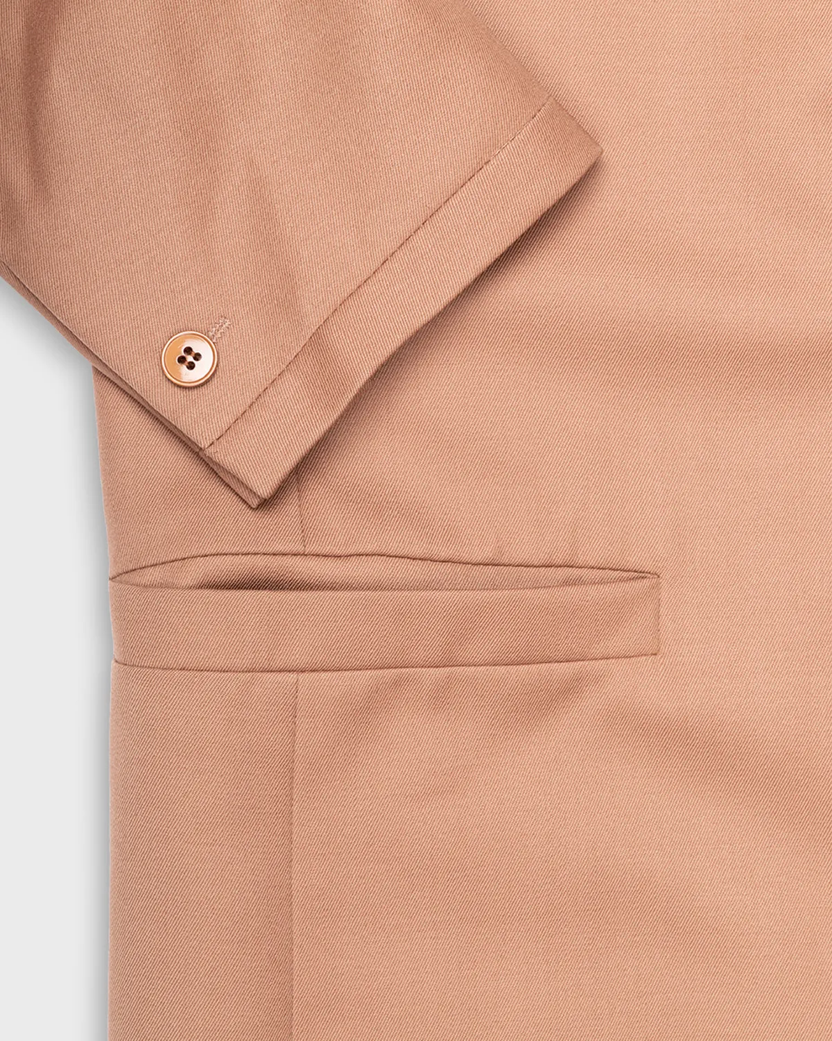 Light brown '80s Valentino trench coat