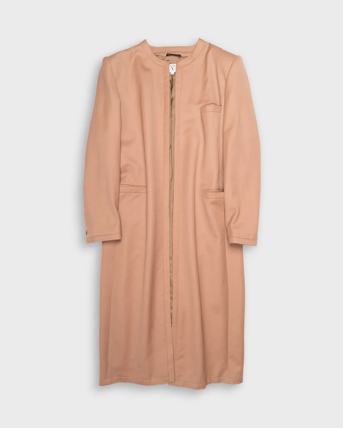 Light brown '80s Valentino trench coat