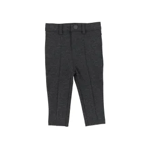 Lil Legs Boys Stretch Pants without Leg Seam - Heather Gray