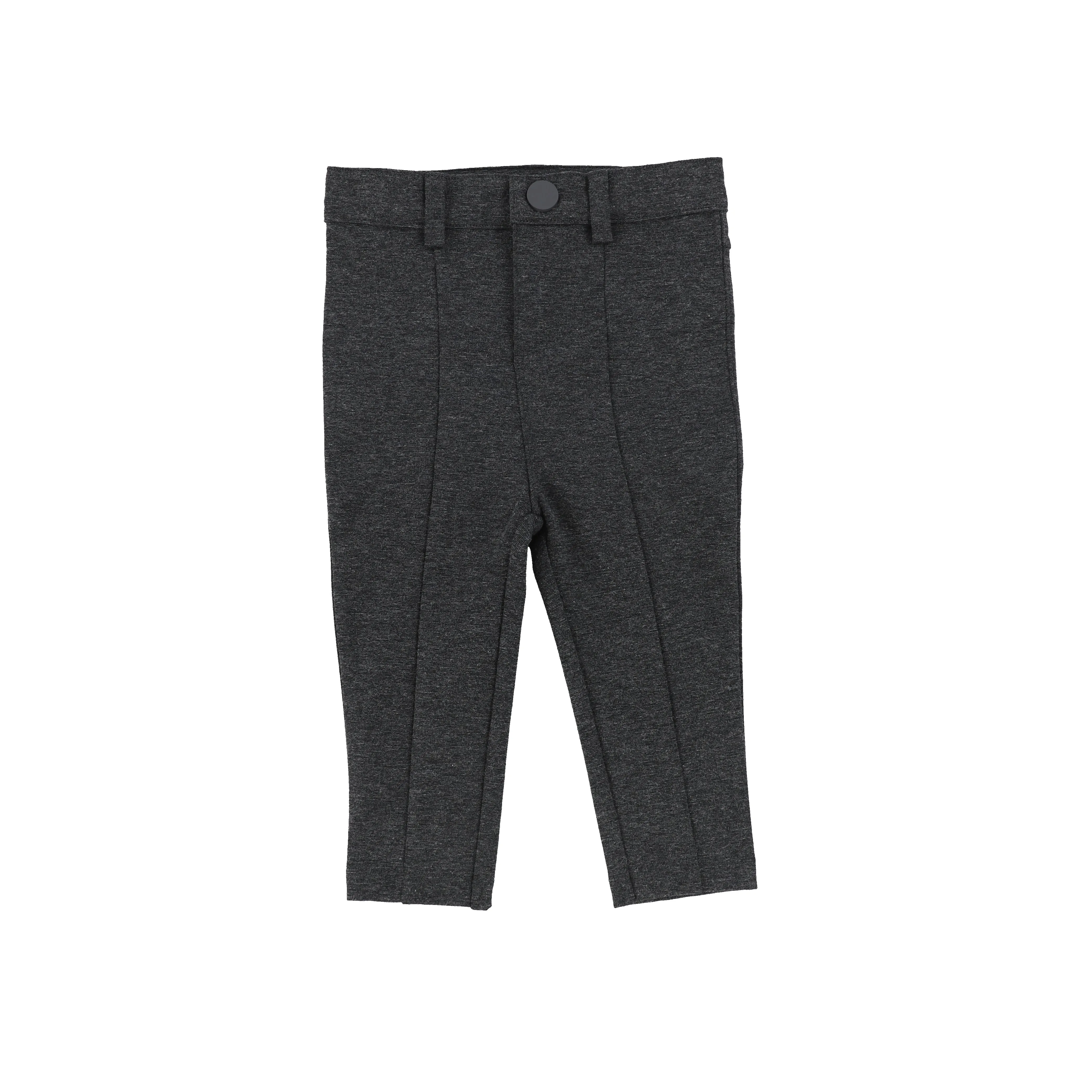 Lil Legs Boys Stretch Pants without Leg Seam - Heather Gray