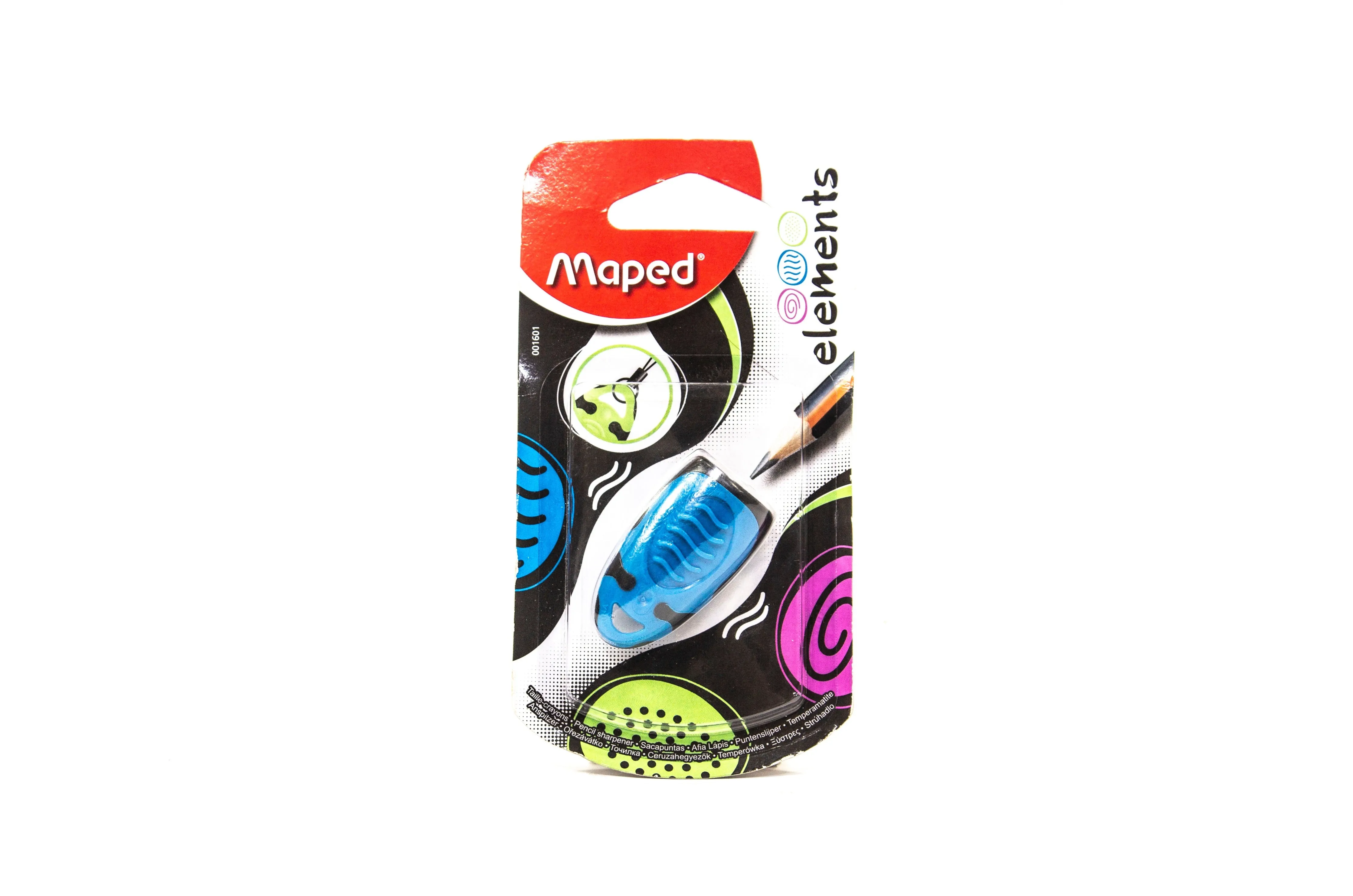 Maped Elements Sharpener 1-Hole | 30PCS (ASSORTED COLOR)