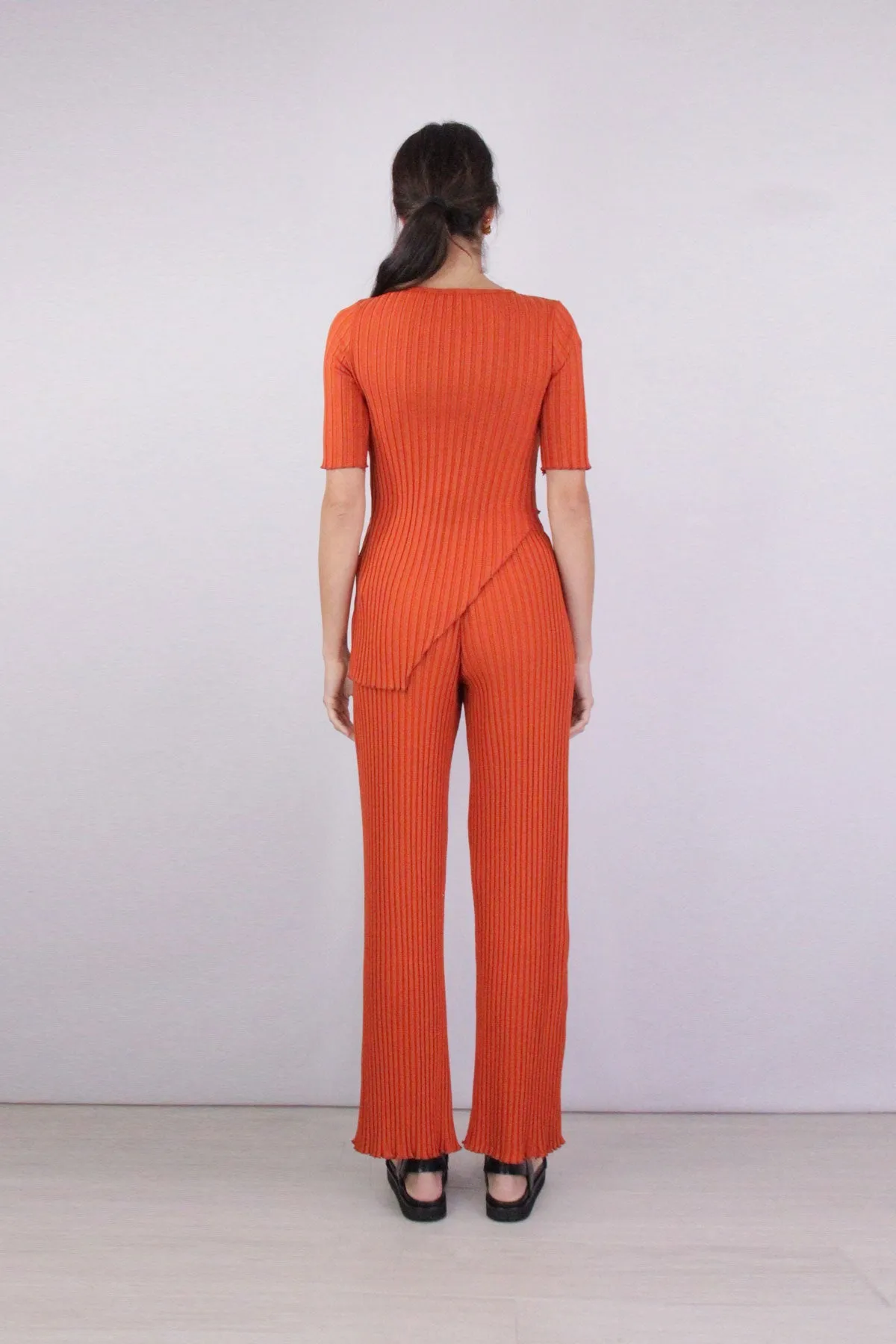 Marek Wide Leg Pant in Caramel